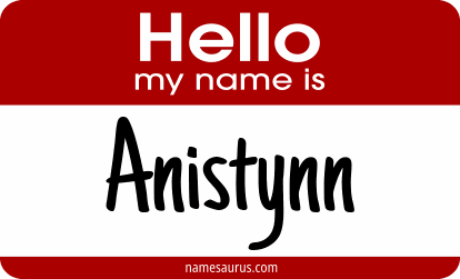 Hello my name is Anistynn png download