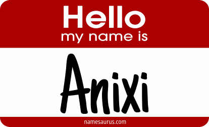 Hello my name is Anixi png download
