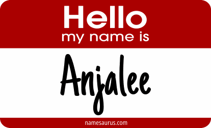 Hello my name is Anjalee png download
