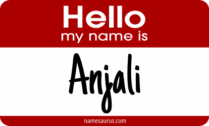 Hello my name is Anjali png download