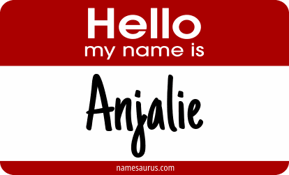 Hello my name is Anjalie png download