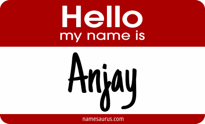 Hello my name is Anjay png download