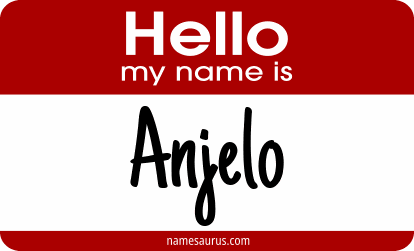 Hello my name is Anjelo png download
