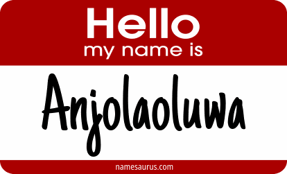 Hello my name is Anjolaoluwa png download