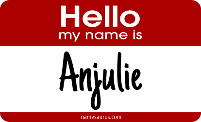 Hello my name is Anjulie png download