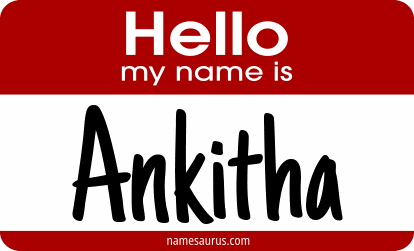 Hello my name is Ankitha png download