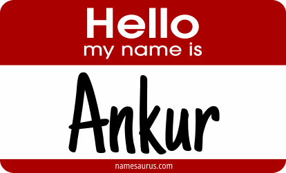 Hello my name is Ankur png download
