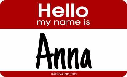 Hello my name is Anna png download