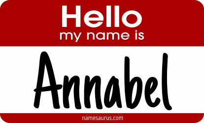 Hello my name is Annabel png download
