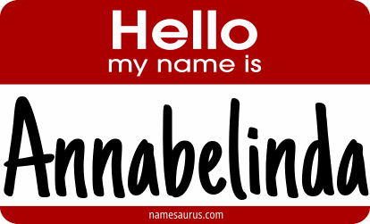 Hello my name is Annabelinda png download