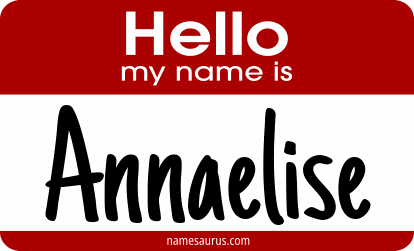 Hello my name is Annaelise png download