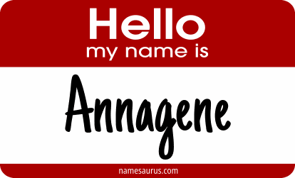 Hello my name is Annagene png download