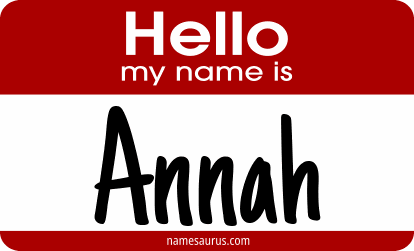 Hello my name is Annah png download