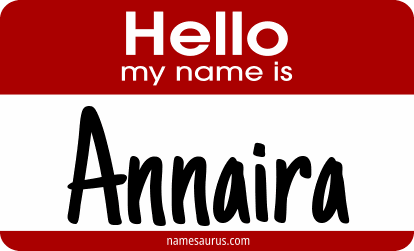 Hello my name is Annaira png download