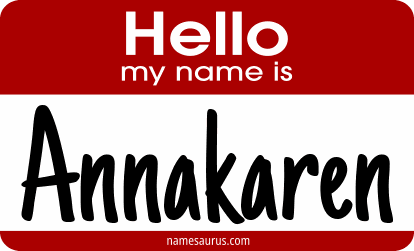 Hello my name is Annakaren png download