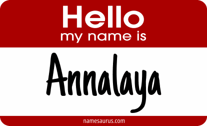 Hello my name is Annalaya png download