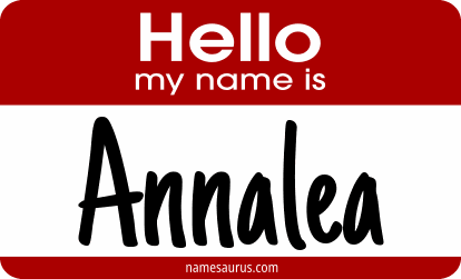 Hello my name is Annalea png download