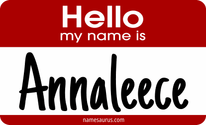 Hello my name is Annaleece png download