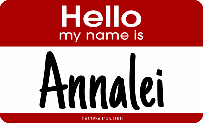 Hello my name is Annalei png download