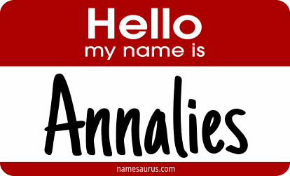 Hello my name is Annalies png download