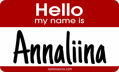 Hello my name is Annaliina png download