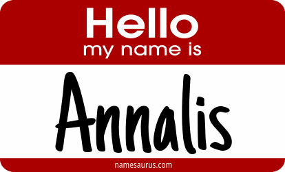 Hello my name is Annalis png download