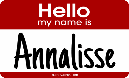 Hello my name is Annalisse png download