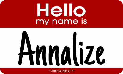 Hello my name is Annalize png download
