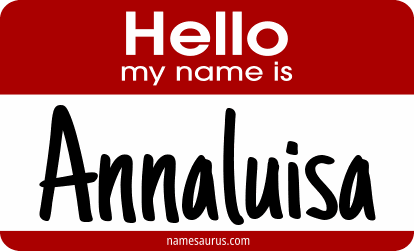 Hello my name is Annaluisa png download