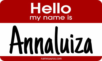 Hello my name is Annaluiza png download
