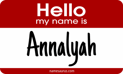 Hello my name is Annalyah png download