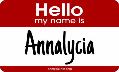 Hello my name is Annalycia png download