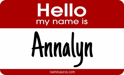 Hello my name is Annalyn png download