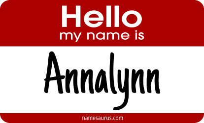 Hello my name is Annalynn png download