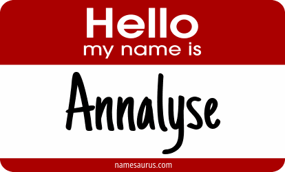 Hello my name is Annalyse png download