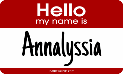 Hello my name is Annalyssia png download