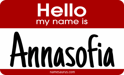 Hello my name is Annasofia png download