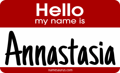 Hello my name is Annastasia png download