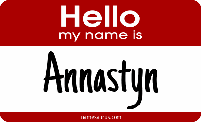 Hello my name is Annastyn png download