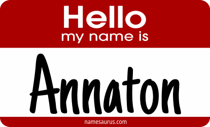 Hello my name is Annaton png download