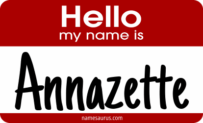 Hello my name is Annazette png download
