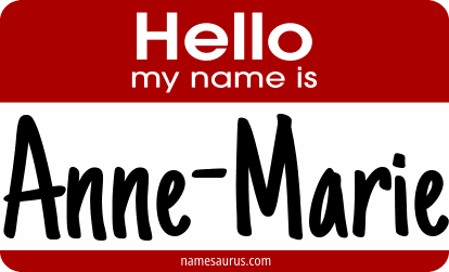 Hello my name is Anne-Marie png download