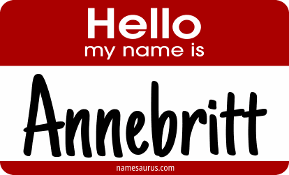 Hello my name is Annebritt png download