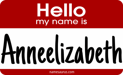 Hello my name is Anneelizabeth png download