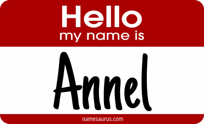 Hello my name is Annel png download
