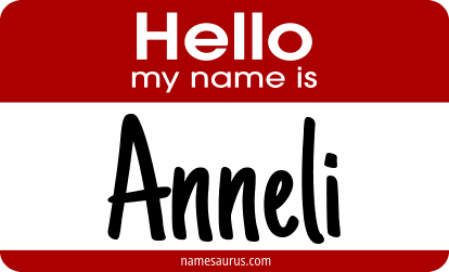 Hello my name is Anneli png download