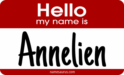 Hello my name is Annelien png download