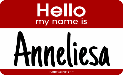 Hello my name is Anneliesa png download