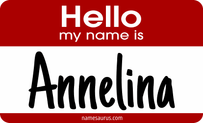 Hello my name is Annelina png download