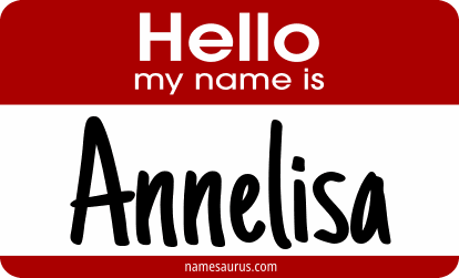 Hello my name is Annelisa png download